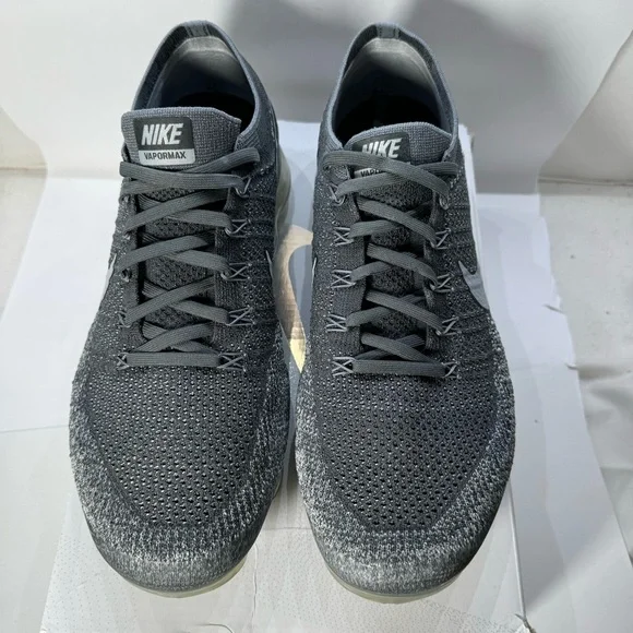 Nike Air Vapormax Flyknit Asphalt Grey Shoes 849558-002 Men’s Size 11.5